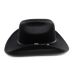 Chapeau cowboy noir Large Bord “Shadow Rider” 5