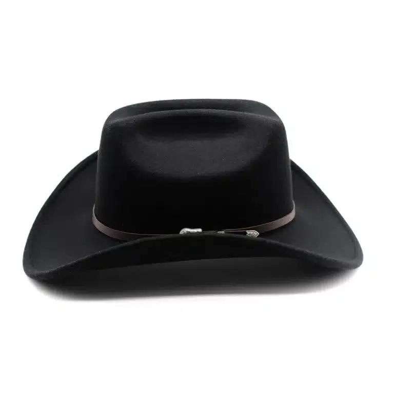 Chapeau cowboy noir Large Bord “Shadow Rider” 5