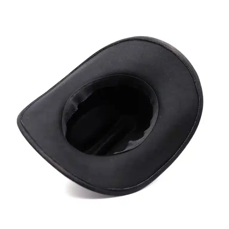 Chapeau cowboy noir Large Bord “Shadow Rider” 6