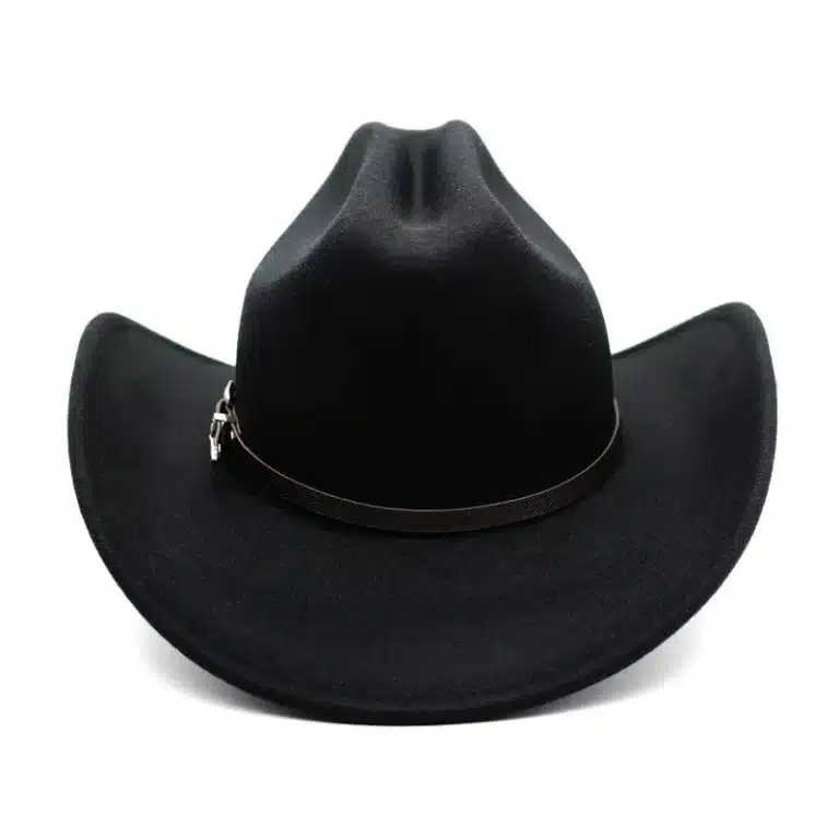 Chapeau cowboy noir Large Bord “Shadow Rider” 3