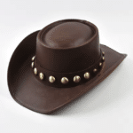 Chapeau cowboy cuir – Stud (1)