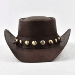 Chapeau cowboy cuir – Stud (2)