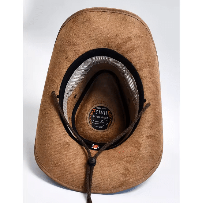 Chapeau cowboy cuir respirant – Liberty (1)