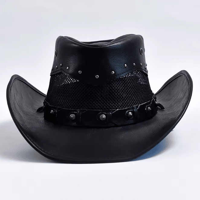 Chapeau cowboy cuir respirant – Liberty (4)