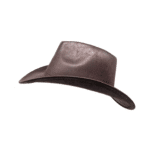 Chapeau cowboy cuir vegan classique (2)