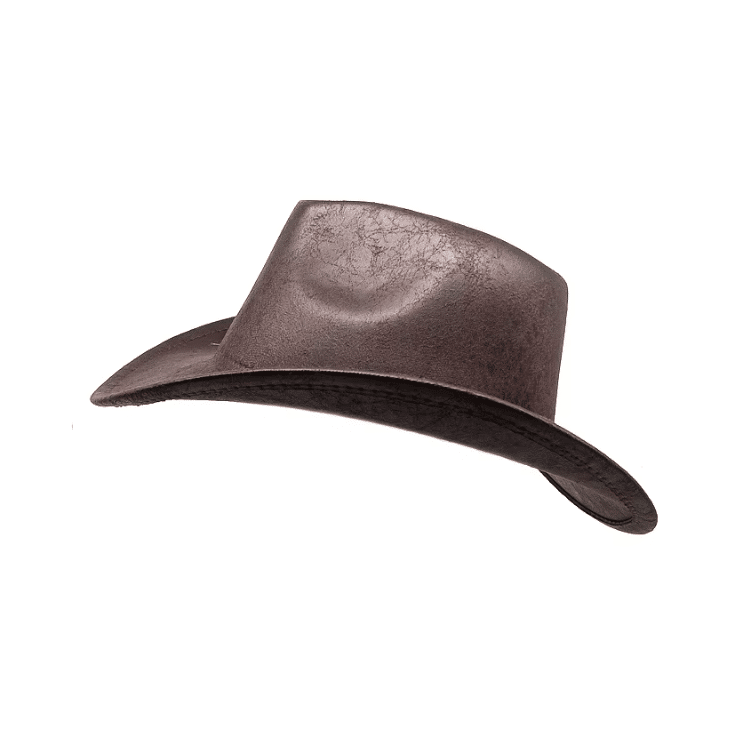 Chapeau cowboy cuir vegan classique (2)