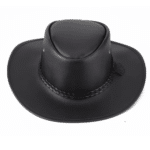 Chapeau cowboy cuir vegan cordage – Dallas (1)