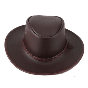 Chapeau cowboy cuir vegan cordage - Dallas