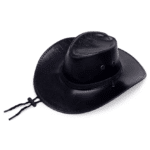 Chapeau cowboy cuir vegan cordage – Wild (2)