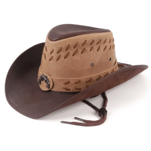 Chapeau cowboy cuir vegan lacets - Sewing