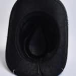 Chapeau cowboy cuir vegan rivets – Skull (3)