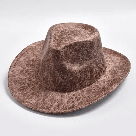 Chapeau cowboy cuir vegan – Raw (2)