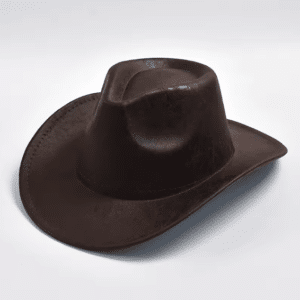 Chapeau cowboy cuir vegan classique