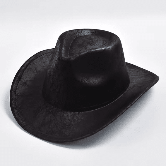 Chapeau cowboy cuir vegan – Raw (4)