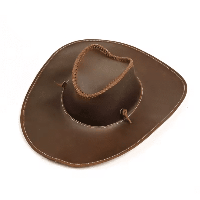 Chapeau cowboy cuir – Saddlecraft (1)