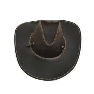 Chapeau cowboy cuir large bord style western