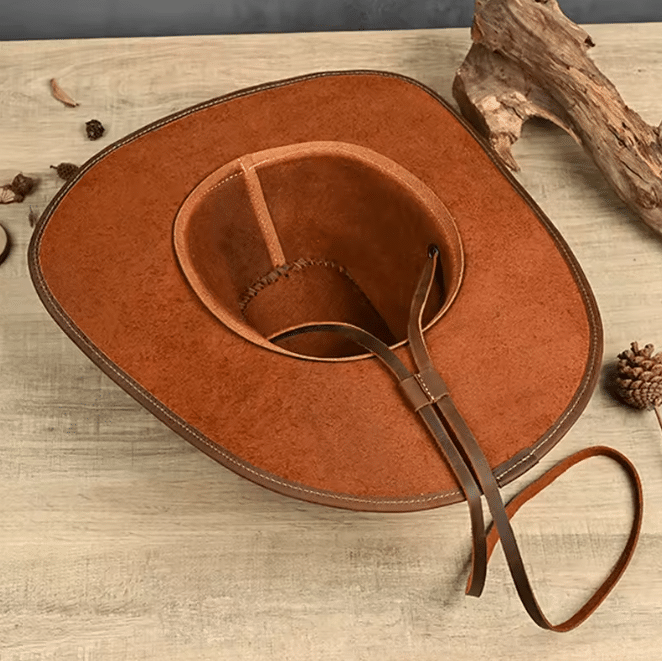 Chapeau cowboy cuir – Saddlecraft (3)