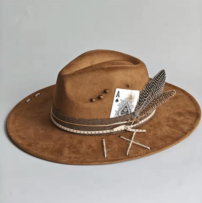 Chapeau cowboy daim vegan– Maverick (11)