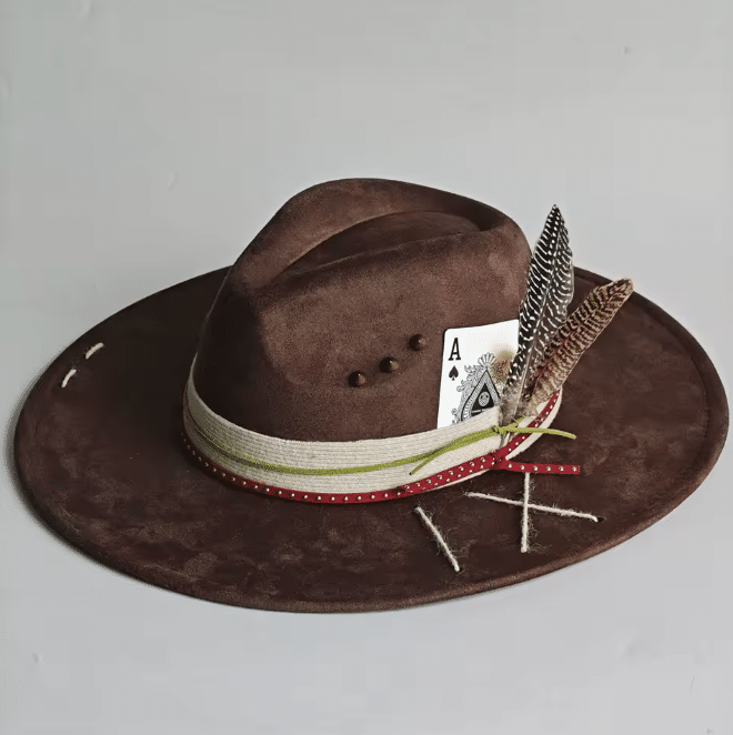 Chapeau cowboy daim vegan– Maverick (6)