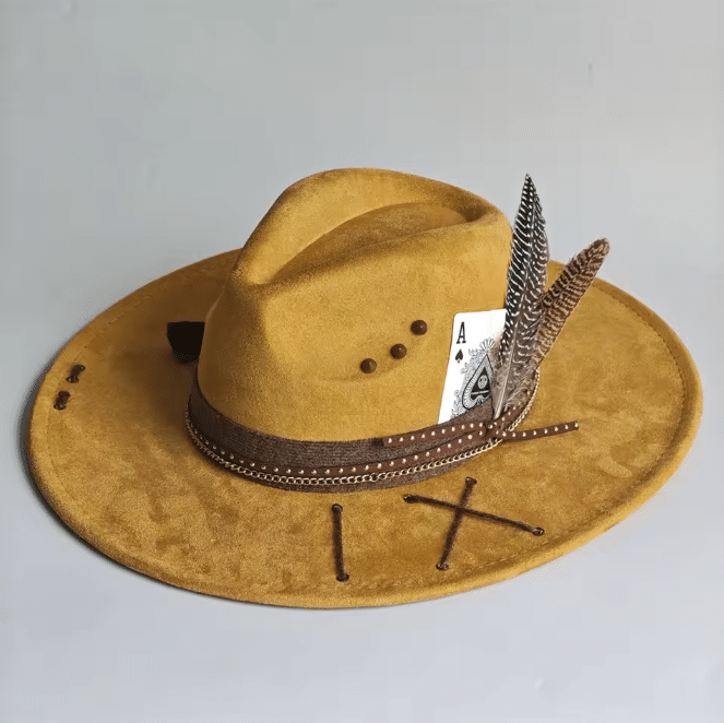 Chapeau cowboy daim vegan– Maverick (7)