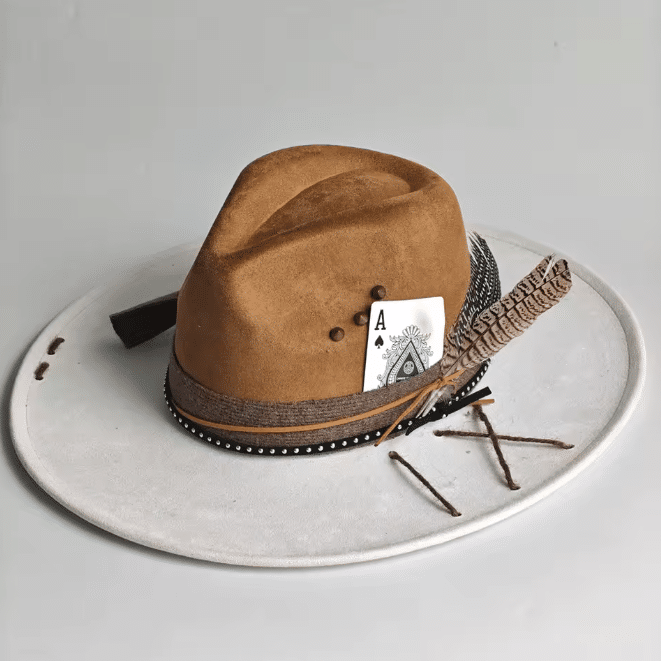Chapeau cowboy daim vegan– Maverick (9)