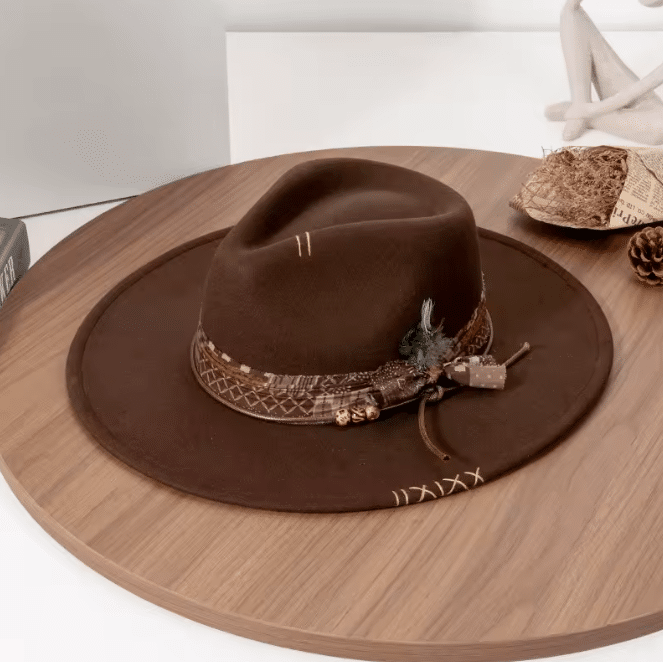Chapeau cowboy daim vegan– Saddlecraft (1)