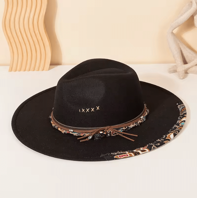 Chapeau cowboy daim vegan– Saddlecraft (4)