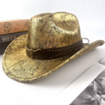 Chapeau cowboy doré (1)