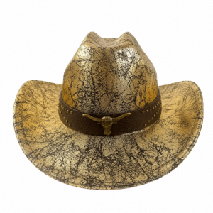 Chapeau cowboy doré