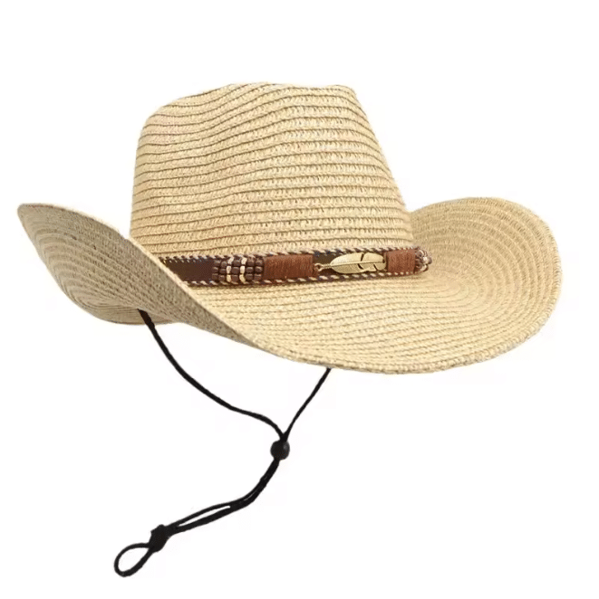 Chapeau cowboy effet paille Camargue (1)