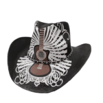 Chapeau cowboy guitare calavera (1)