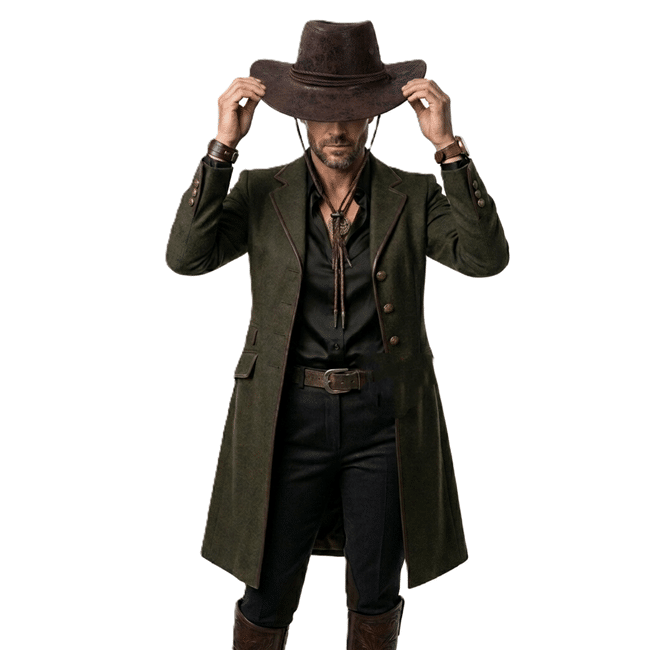 Chapeau cowboy homme cordage Rustic (2)