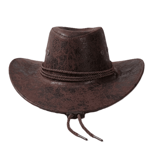 Chapeau cowboy homme cordage Rustic
