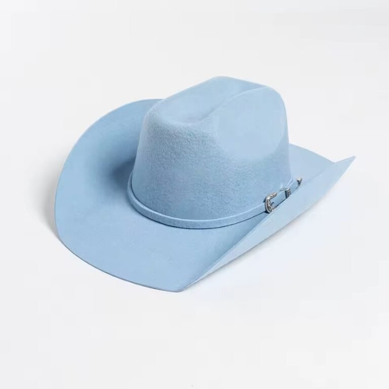 Chapeau cowboy laine avec lanière – Denver (11)