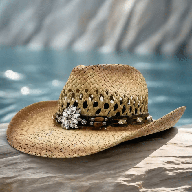 Chapeau cowboy paille Laguna (1)