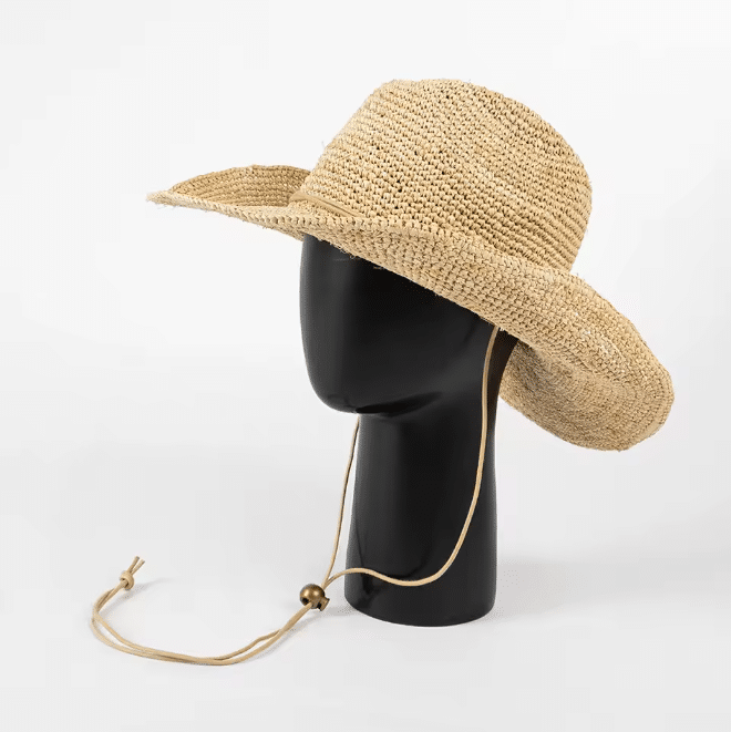 Chapeau cowboy paille Outback (2)