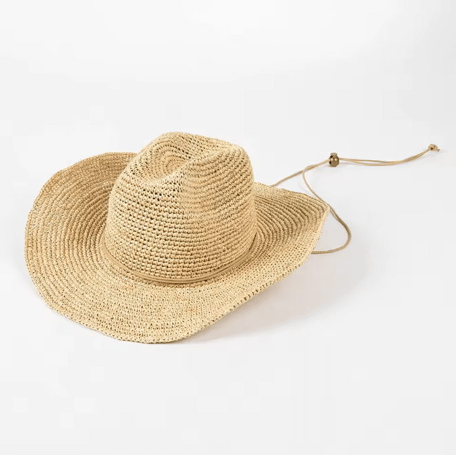Chapeau cowboy paille Outback (3)