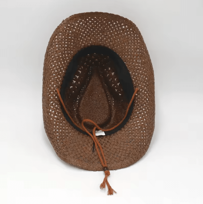 Chapeau cowboy paille anti chaleur (1)