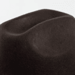 Chapeau feutre cowboy avec bandeau décoratif (1)