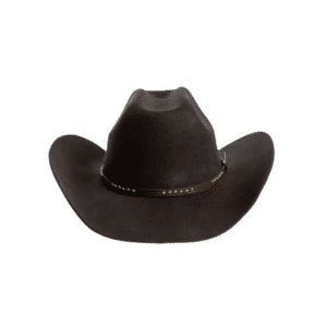 Chapeau feutre cowboy avec bandeau décoratif