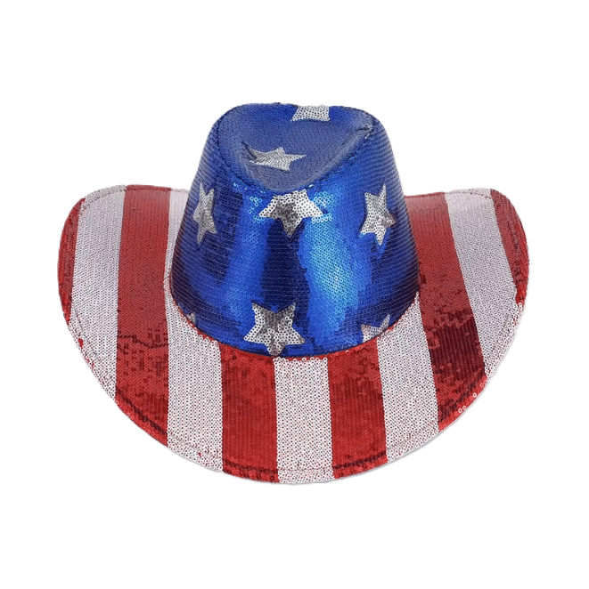 Chapeau paillette USA (1)