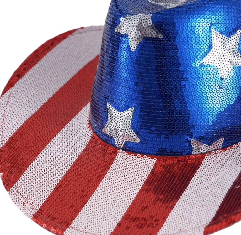 Chapeau paillette USA (2)