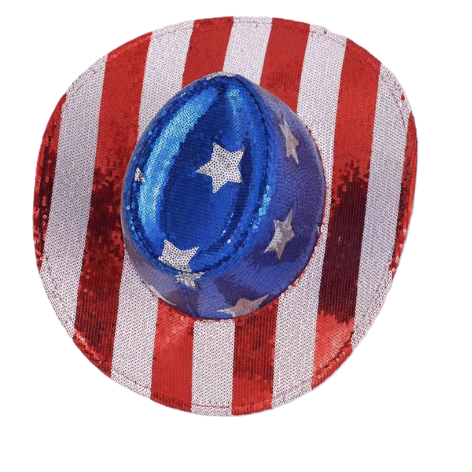 Chapeau paillette USA (4)