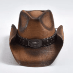 Chapeau western paille effet vieilli (1)
