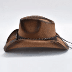 Chapeau western paille effet vieilli (2)