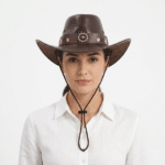 chapeau cowboy femme floral