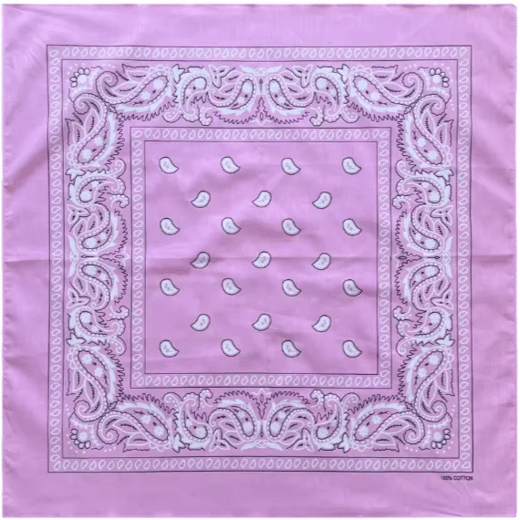 Bandana cowboy Femme paisley 68x68 cm en coton