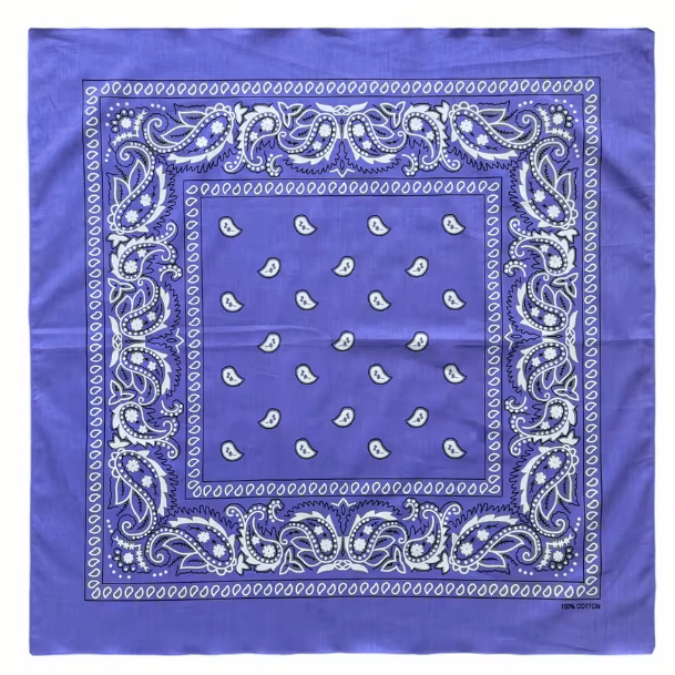 Bandana cowboy Femme paisley 68×68 cm en coton (3)
