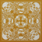 Bandana cowboy motif têtes de mort (4)