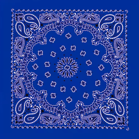 Bandana cowboy paisley 68×68 cm en coton (2)